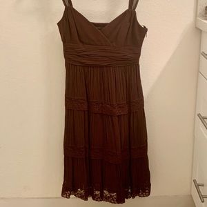 BCBG MaxAzria Brown Dress